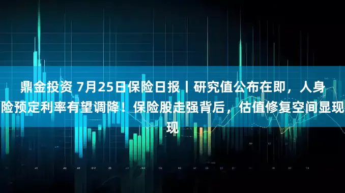 鼎金投资 7月25日保险日报丨研究值公布在即，人身险预定利率有望调降！保险股走强背后，估值修复空间显现