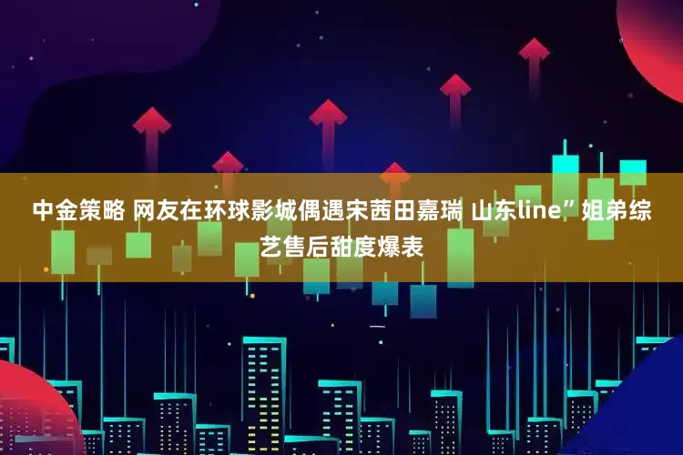 中金策略 网友在环球影城偶遇宋茜田嘉瑞 山东line”姐弟综艺售后甜度爆表